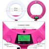 Yidoblo 18 inch LED Ring Light with 2M Stand for Phone and Camera, 48W 5500K/3200K Dimmable with Carrying Bag for YouTube Vlog Makeup Studio Video Shooting Salon Photography (AX-E Rose red) view 2