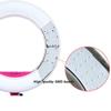 Yidoblo 18 inch LED Ring Light with 2M Stand for Phone and Camera, 48W 5500K/3200K Dimmable with Carrying Bag for YouTube Vlog Makeup Studio Video Shooting Salon Photography (AX-E Rose red) view 3
