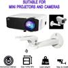 2-Be-Best Mini Projector Wall Mount 360 Rotation 7.8 Length 11 lbs Load Projector Wall Mount White view 4