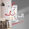 Barkan Lockable Tablet Mount Holder for 7 - 14 inch Devices, Anti-Theft, Full Motion Articulating, 360 degree Rotation Bracket, fits Apple iPad / Air / Mini, Samsung Galaxy Tab, Fire HD 7 / 8 / 10 view 1