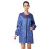Polyester Professional Salon Smock Hair Stylist Jacket, Light Purple, XL view 1