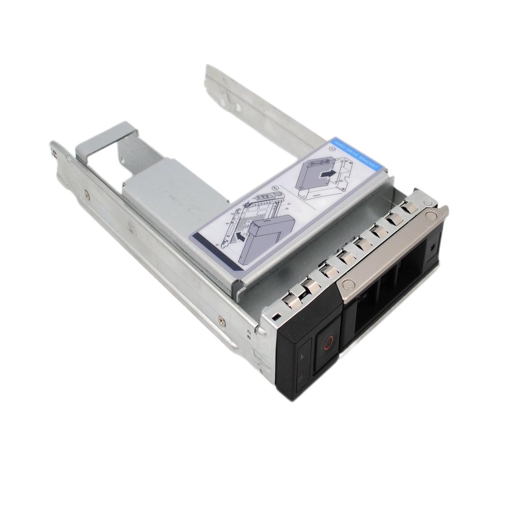 3.5" X7K8W SAS SATA Hard Drive Caddy Tray Enclosure with 2.5" 9W8C4 Hard Drive Adapter Bracket for 14th Gen Servers R440 R540 R640 R6415 R740 R740xd R7415 R7425 C6420 Series by BTHEBKRS