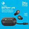 JLab JBuds Air Icon True Wireless Signature Bluetooth Earbuds + Charging Case, Black & Gold, IP55 Sweat Resistance, Bluetooth 5.0 Connection, Stereo Phone Calls, 3 EQ Sound Settings view 3