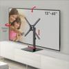 Barkan Tabletop TV Mount 13-65 inch Swivel & Tilt Flat/Curved TV Stand Base, Holds Up to 80 lbs, Patented, Tempered Glass, Fits LED OLED LCD view 1