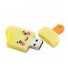 128GB Ice Cream Shape USB 2.0 Flash Drive PenDrive U Disk Memory Stick External Storage Pen Drive USB Flash Disk Thumb Drive USB Drive Flash Memory with Chain (Yellow) view 4