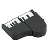 128GB Piano Shape USB 2.0 Flash Drive PenDrive U Disk Memory Stick External Storage Pen Drive USB Flash Disk Thumb Drive USB Drive Flash Memory with Chain (Black) view 3