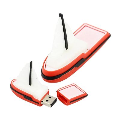 8GB Sailboat Shape USB Stick USB 2.0 Memory Stick Flash Memory PenDrive USB Flash Disk USB Flash Drive USB 2.0 Sticks Memory Sticks Thumb Drives U Disk Data Storage (Red)