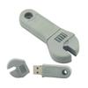 4GB Wrench Shape USB 2.0 Flash Drive Memory Stick Thumb Drive USB Drive Pen Drive USB Flash Disk U Disk USB Stick PenDrive with Chain (Gray) view 1