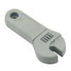 4GB Wrench Shape USB 2.0 Flash Drive Memory Stick Thumb Drive USB Drive Pen Drive USB Flash Disk U Disk USB Stick PenDrive with Chain (Gray) view 3