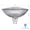 Bluex Bulbs 4 Pack 75R111/GU10/FL - 75 Watt Halogen R111 Reflector 120V- GU10 Base (Twist & Lock) Glass Cover - 75W Flood Light Bulb Halogen Bulb - Landscape Lighting view 2