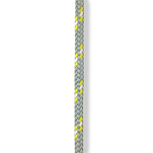 New England Ropes 7/16in - 11mm Viper Braid Yellow Fleck 20 Feet Long