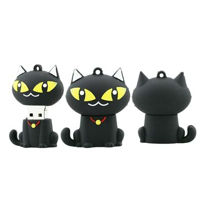 128GB Cat Shape USB Flash Drives Pen Drive Memoria Flash Stick PenDrives USB Flash Disk Thumb Drive U Disk USB Drive USB (Black)