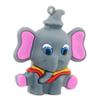 16GB Elephant Shape USB Sticks USB2.0 Flash Drive Thumb Drive USB Drive Memory Stick USB Stick Flash Disk with Chain (Gray) view 3