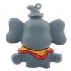 16GB Elephant Shape USB Sticks USB2.0 Flash Drive Thumb Drive USB Drive Memory Stick USB Stick Flash Disk with Chain (Gray) view 4