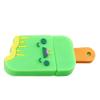 32GB Ice Cream Shape USB 2.0 Flash Drive PenDrive U Disk Memory Stick External Storage Pen Drive USB Flash Disk Thumb Drive USB Drive Flash Memory with Chain (Green) view 3