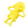 128GB Human Skeleton Shape USB 2.0 Flash Drive USB Stick Memory Stick USB Drive Flash Disk Thumb Drive Data Storage External Storage U Disk Flash Memory (Yellow) view 2