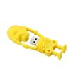 128GB Human Skeleton Shape USB 2.0 Flash Drive USB Stick Memory Stick USB Drive Flash Disk Thumb Drive Data Storage External Storage U Disk Flash Memory (Yellow) view 4