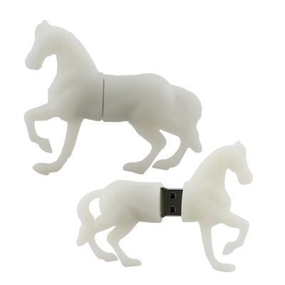 64GB Horse Shape USB Flash Drives Memory Stick USB 2.0 Flash Drive Thumb Drive USB Drives USB Flash Disk (White)