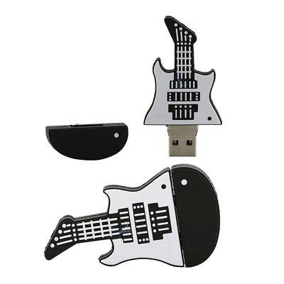 16GB Guitar Shape USB Flash Drive USB Drive USB Stick USB Flash Disk USB Disk Thumb Drive Pen Drive U Disk PenDrive Memory Stick External Storage Flash Memory USB Storage (White)
