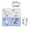 Virtual DJ New Galaxy Series Keyboard Labels Apple Size are Compatible with Apple view 3