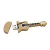 128GB Guitar Shape USB Stick USB 2.0 Flash Drives Storage Thumb Drive Memory Stick U Disk USB Drive PenDrive with Chain (Light Brown) view 4