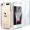 IDWELL iPod Touch 7 Case, Touch 6/5 Case With 2 Screen Protectors, Slim Soft TPU Bumper Hard Cover for iPod Touch 5/6/7th Generation (Latest Model, 2019 Released), HD Clear view 1