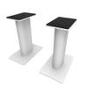 Kanto SP9W Desktop Speaker Stands for Small/Medium Bookshelf Speakers & Compact/Mid-Size 2-4 Studio Monitors 8.3" Tall Pair White view 1
