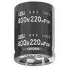 EKMQ401VSN101MP25S, Cap Aluminum Lytic 100uF 400V 20% (22 X 25mm) Snap-in 10mm 700mA 2000h 105C (10 Items) view 1