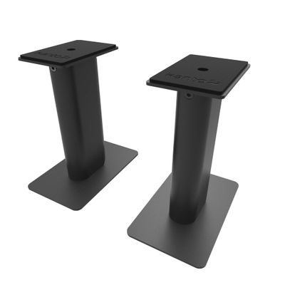 Kanto SP9 Rising Desktop Speaker Stands for Small/Medium Bookshelf Speakers & Compact/Mid-Size 2-4 Studio Monitors | 8.3" Tall | Black | Pair