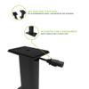 Kanto SP9 Rising Desktop Speaker Stands for Small/Medium Bookshelf Speakers & Compact/Mid-Size 2-4 Studio Monitors | 8.3" Tall | Black | Pair view 3