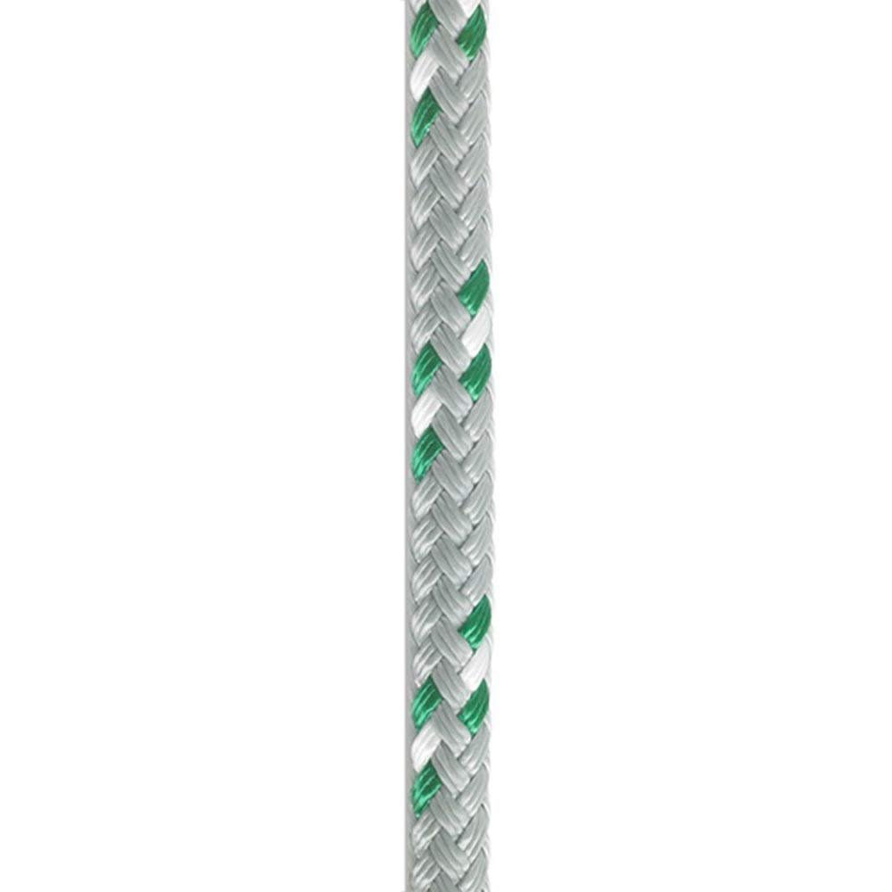 New England Ropes 3/8in - 10mm Viper Braid Green Fleck 90 Feet Long