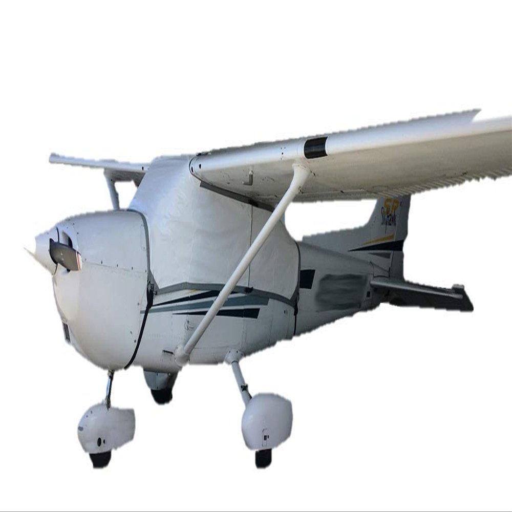 Cessna 172 Skyhawk Airplane Cover (D and Later) - White