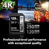Lexar 128GB (2-Pack) Professional 1667x SD Card, UHS-II, C10, U3, V60, Full HD, 4K, Up To 250MB/s Read SDXC Memory Card, for Professional Photographer, Videographer, Enthusiast (LSD128CBNA16672) view 2
