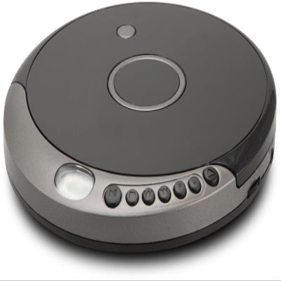 GPX PCB319B Portable Cd Player with Bluetooth, Includes Stereo Earbuds, Black
