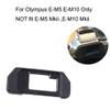 EP-10 Eyepiece Eyecup Viewfinder Eye Cup Replacement for Olympus OM-D E-M10/E-M5 Mark I Silver/Black Mirrorless Digital Cameras (2-Pack), ULBTER Viewfinder Eye Cup Cover EM5 EM10 view 2