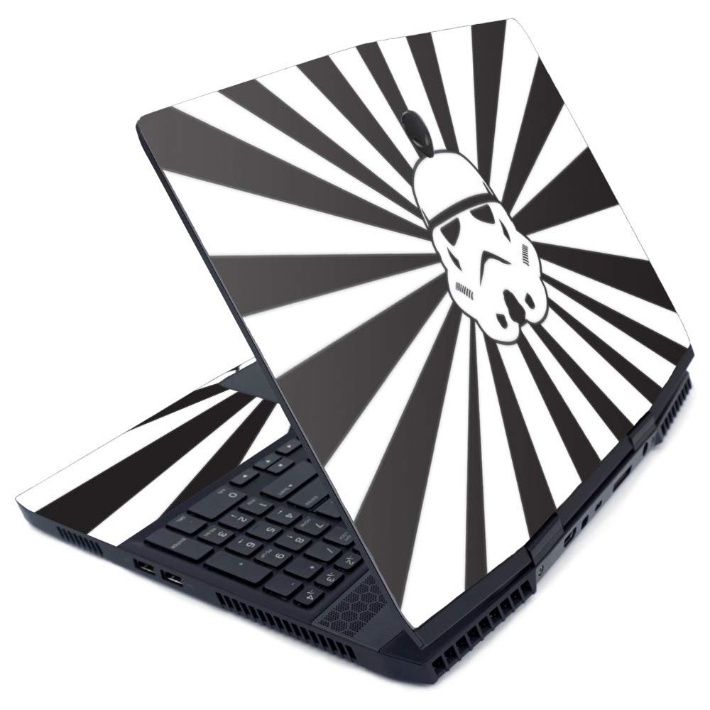 MightySkins Skin for Alienware M15 (2019) - Star Rays | Protective, Durable, and Unique Vinyl Decal wrap Cover | Easy to Apply, Remove, and Change Styles | Made in The USA