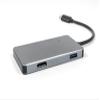 Micro SATA Cables Type C to SD-TIF Dongle with HDMI, USB 3.0, PD, and Metal Shell view 3