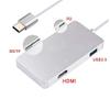 Micro SATA Cables Type C to SD-TIF Dongle with HDMI, USB 3.0, PD, and Metal Shell view 4