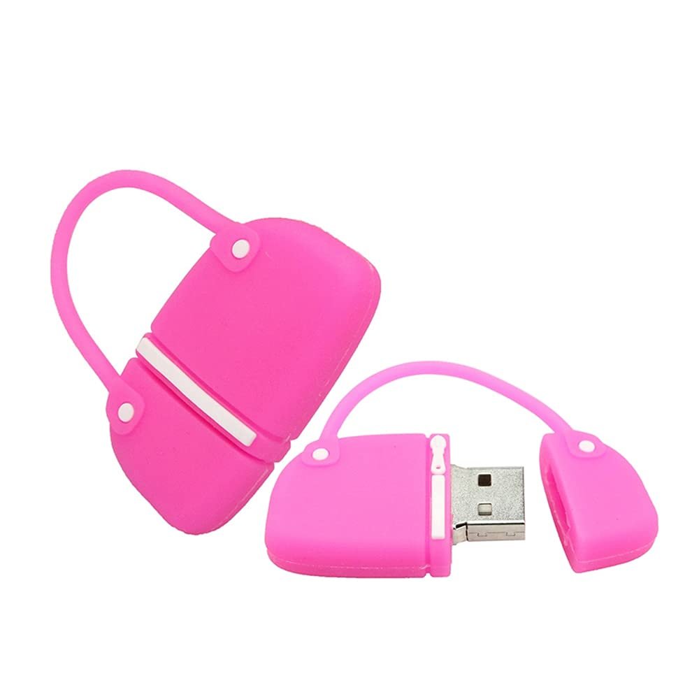 16GB Bag Shape USB Flash Drives Pen Drive Memoria Flash Stick PenDrives USB Flash Disk Thumb Drive U Disk USB Drive USB 2.0 Pen Drive PenDrive (Pink)