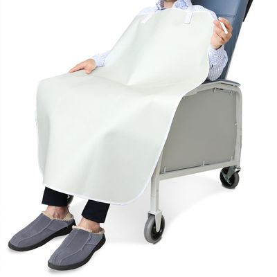 NYOrtho Smokers Apron - Extra-Durable & Fire Resistant Material Easily Wiped Clean Lightweight Durable and Flexible Grey 30" X 44" - Made in USA
