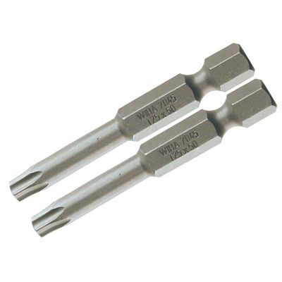 Torx Power Bit T7 x 50mm (2 Bit Pack)
