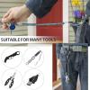 BB Hapeayou Fishing Lanyard (12pcs) Heavy Duty Retractable Coiled Tether with Carabiner for Pliers, Boating, Tools (Multicolor) view 2