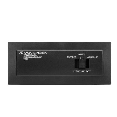3-Position Antenna Switch Box with 3 Inputs & 1 Output for TV/AUX-SAT/Cable
