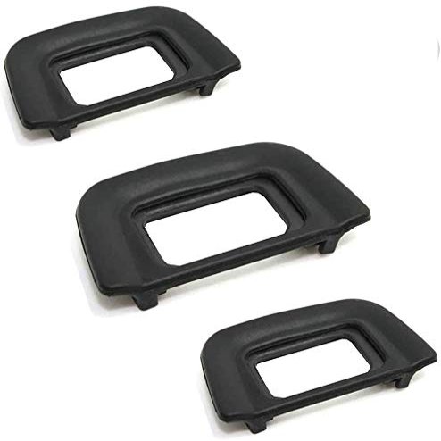 D60 D5100 DK-20 Eyepiece Eyecup Viewfinder for Nikon D5600 D5200 D5100 D5000 D3100 D70 D70S D60 D50 D40 D750 Camera, ULBTER Viewfinder Eye Cup blinkers -(3-Pack)