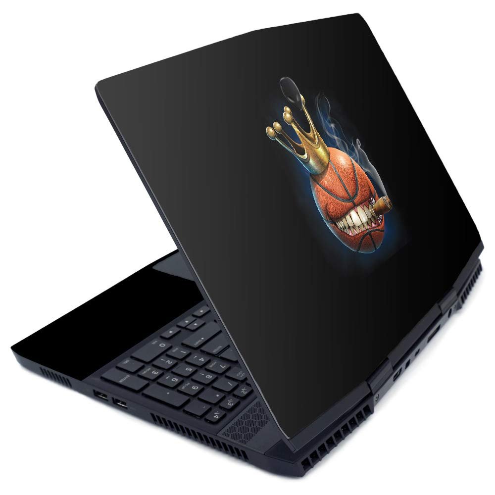 MightySkins Skin for Alienware M15 (2019) - Basketball King | Protective, Durable, and Unique Vinyl Decal wrap Cover | Easy to Apply, Remove, and Change Styles | Made in The USA