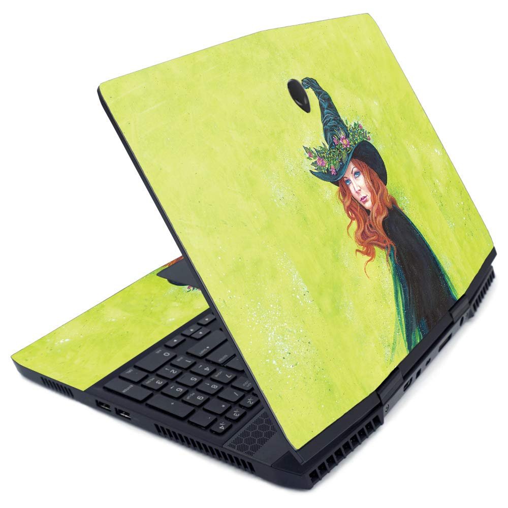 MightySkins Skin for Alienware M15 (2019) - Pretty Witch | Protective, Durable, and Unique Vinyl Decal wrap Cover | Easy to Apply, Remove, and Change Styles | Made in The USA
