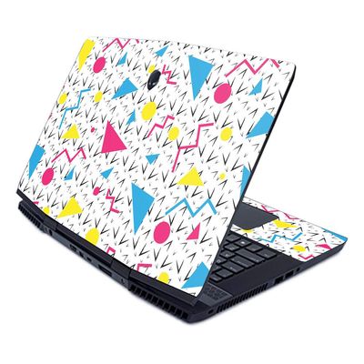 MightySkins Skin for Alienware M17 (2019) - 90s Fun | Protective, Durable, and Unique Vinyl Decal wrap Cover | Easy to Apply, Remove, and Change Styles | Made in The USA
