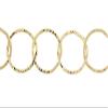 14Kt Gold Filled 13mm Patterned Flat Cable Chain - 5ft (4793-5)/1