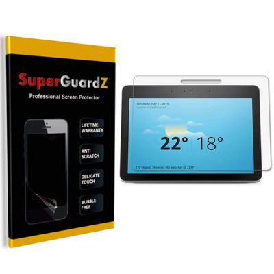 [2-Pack] for Amazon Echo Show (2nd Gen, 2018) Screen Protector - SuperGuardZ, Ultra Clear, Anti-Scratch, Anti-Bubble [Lifetime Replacement] + 2 Stylus Pen