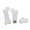 16GB Bone Shape USB Stick USB 2.0 Memory Stick Flash Memory PenDrive USB Flash Disk USB Flash Drive USB 2.0 Sticks Memory Sticks Thumb Drives U Disk Data Storage (White) view 1